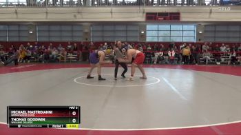 285 lbs Cons. Round 2 - Michael Mastroianni, Bridgewater State vs Thomas Goodwin, Williams College