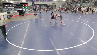 Junior Boys - 190 lbs Cons. Round 6 - Elijah Hawes, Empire vs Kal-El Fluckiger, Valiant Wrestling Club