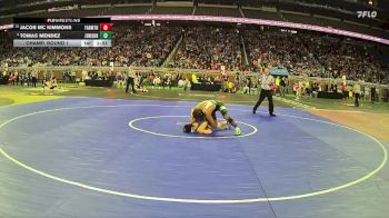 D1-120 lbs Champ. Round 1 - Tomas Mendez, Jenison HS vs Jacob Mc Kimmons, Farmington HS