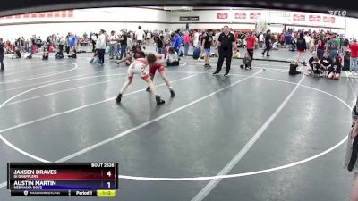 125 lbs Round 3 - Austin Martin, Nebraska Boyz vs Jaxsen Draves, GI Grapplers