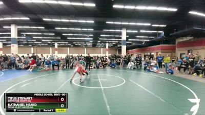 80 lbs Round 1 - Nathaniel Heard, Texas Select Wrestling vs Titus Stewart, Steve Page Grappling