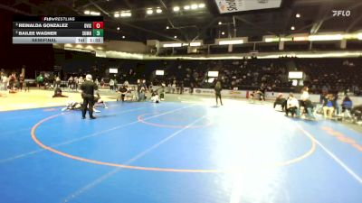 Girls 125 lbs Semifinal - Reinalda Gonzalez, Davis (Girls) vs Bailee Wagner, Sumner (Girls)