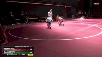 S-4 lbs Round 3 - Elleah Smith, Hammerin Hawks vs Peyton Gaul, Cresco Youth Wrestling Club