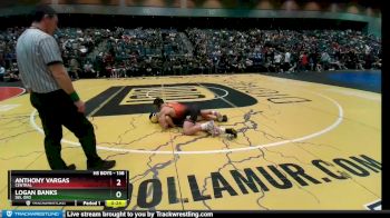 138 lbs Cons. Round 6 - Anthony Vargas, Central vs Logan Banks, Del Oro