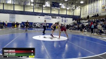 189 lbs 3rd Place Match - NOAH BENOIT, Wasilla High School vs Thor Nelson, Colony High School