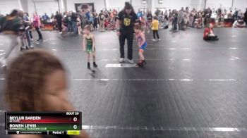 50 lbs Cons. Round 2 - Beylur Barden, KC Elite vs Bowen Lewis, Summerville Takedown Club