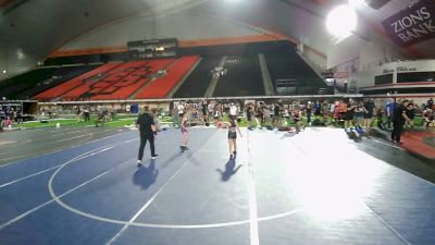 80 lbs Champ. Round 5 - Elena Vreeland, Alaska vs Sadie Sweat, Montana