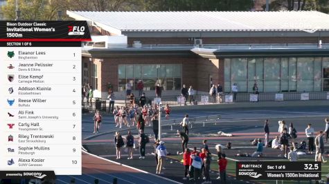 Women's 1500m Invite, Finals 1