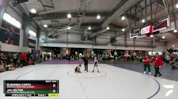 65 lbs Champ. Round 2 - Elisianna Cantu, Nolfpack Wrestling Academy vs Jax Helton, All American Wrestling Club