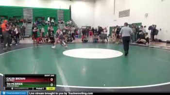 113 lbs 1st Place Match - Caleb Brown, Big Piney vs Tai Mcbride, Jackson Hole