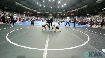 43 lbs Round Of 32 - Emmitt Howle, Shawnee Takedown Club vs Koen Thurman, Sperry Wrestling Club