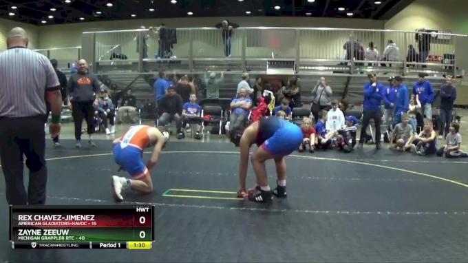 Round 2 (6 Team) - Zayne Zeeuw, Michigan Grappler RTC vs Rex Chavez ...