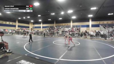 78 lbs Consolation - Isaiah Cruz, Pounders WC vs Logan Crawford, Northwest Elite