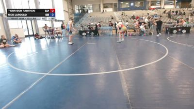 175 lbs Cons. Sub-quarters - Grayson Fabrycki, AllPhase vs Nico LaRocco, Gold Rush Wrestling