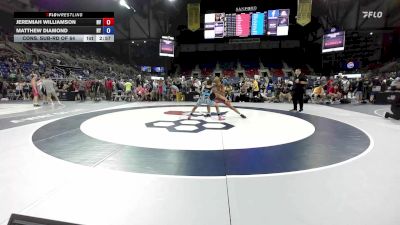 144 lbs Cons. Sub-rd Of 64 - Jeremiah Williamson, NV vs Matthew Diamond, NY