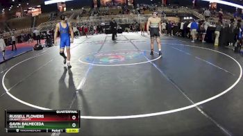 157 lbs Quarterfinal - Gavin Balmeceda, South Dade vs Russell Flowers, Colquitt County