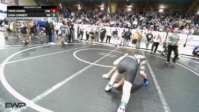 100 lbs Semifinal - Tidus Daniel, Hilldale Youth Wrestling Club vs Cash Carnett, Victory Youth Wrestling