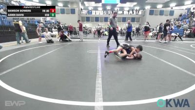 52 lbs Final - Dawson Bowers, Jacket Wrestling Club vs Aiden Davis, Kingfisher YellowJackets
