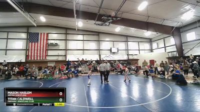 58 lbs Cons. Round 4 - Mason Haslem, Uintah Wrestling vs Titan Caldwell, Fremont Wrestling Club