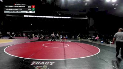 100 lbs 7th Place Match - Hannah Consolacion, Casa Roble vs Ariannah Nguyen, Central Catholic