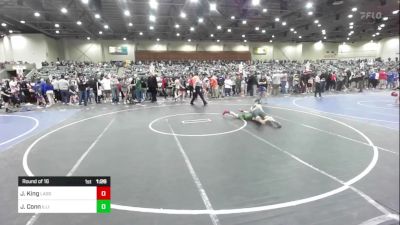 102 lbs Round Of 16 - Jeremiah King, Lassen Wrestling Association vs Jesse Conn, Illinois Valley YW