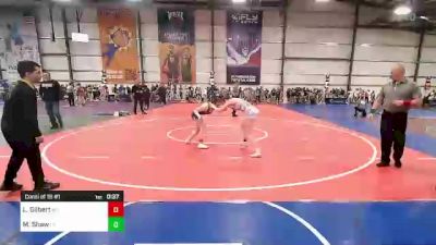 120 lbs Consi Of 16 #1 - Lacey Gilbert, KY vs Makenzie Shaw, CA