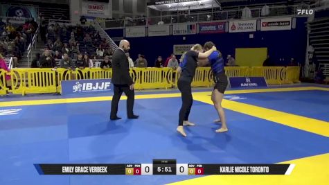 Karlie Nicole Toronto vs Emily Grace Verbeek 2025 Pan IBJJF Jiu-Jitsu No-Gi Championship
