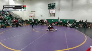 150 lbs Bridger Herring, Rawlins vs Hayden Jensen, Greybull/Riverside