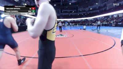 126 lbs Quarterfinal - William Krystal, Bishop Kelly vs Cade Gunnell, Middleton