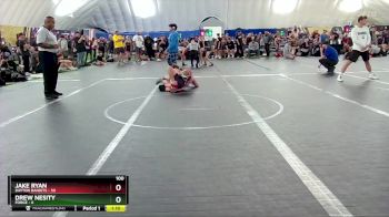 100 lbs Round 3 (8 Team) - Jake Ryan, Dayton Bandits vs Drew Nesity, FORGE