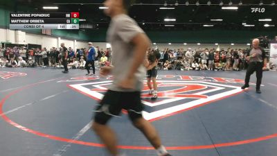 138 lbs Consi Of 4 - Valentine Popadiuc, NM vs Matthew Orbeta, CA