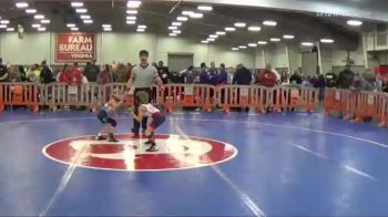 49 lbs Cons. Round 4 - Easton Wilson, 84 Athletes vs Browning Howard, Prince George Wrestling Assoic