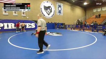 190 lbs 5th Place Match - Aaron Espericueta, Shafter vs Cesar Chavez, Foothill