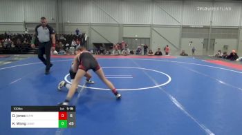 100 lbs Rr Rnd 2 - Destiny Jones, Sisters On The Mat vs Kasia Wong, Untouchable Mollywhoppers