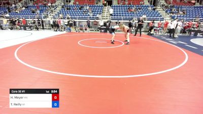 215 lbs Cons 32 #1 - Hank Meyer, MN vs Thomas Reilly, WI