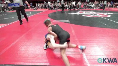 52 lbs Quarterfinal - Hadley-Glen Smith, Coweta vs Ronnie Leyba, Team Tulsa Wrestling Club