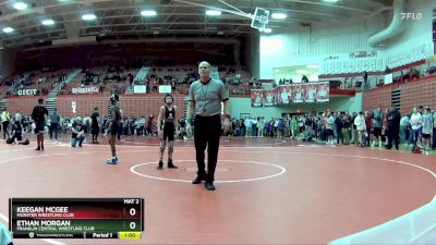 90 lbs Champ. Round 1 - Keegan McGee, Munster Wrestling Club vs Ethan Morgan, Franklin Central Wrestling Club