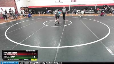 175 lbs Cons. Round 3 - Eliot Dahm, Belleville (EAST) vs Tyler Porter, Crystal Lake (CENTRAL)