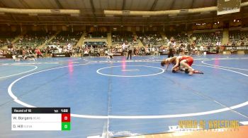 108 lbs Round Of 16 - Weston Borgers, Beastmode vs David Hill, Elevate