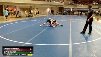 150 lbs Quarterfinals (8 Team) - HAYDEN THOMPSON, STMA (St. Michael/Albertville) vs Shane Kramer, Hutchinson