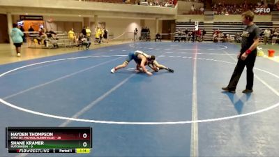 150 lbs Quarterfinals (8 Team) - HAYDEN THOMPSON, STMA (St. Michael/Albertville) vs Shane Kramer, Hutchinson