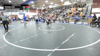 150 lbs Quarterfinal - Emiliano Hernandez, Hesperia vs Michael Kase, Chaminade