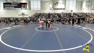 131 lbs Champ. Round 2 - Jacob Burgos, Deep Roots Wrestling Club vs Hunter Lambrecht, Anarchy Wrestling