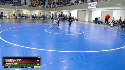 55 lbs Quarterfinals (8 Team) - Layne Olsen, LCWM vs Mason Calhoun, Centennial