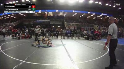 106 2A Quarterfinal - Ryder Cohen, Gulf Breeze vs Zach Leto, Jesuit