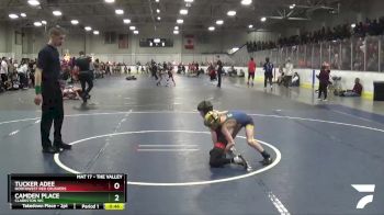 55 lbs Cons. Round 5 - Tucker Adee, Northwest Red Crushers vs Camden Place, Clarkston WC