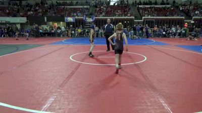 66 lbs Cons. Round 3 - Colter Zabransky, Stillwater Gladiators vs Fisher Fulton, Powell Wrestling Club