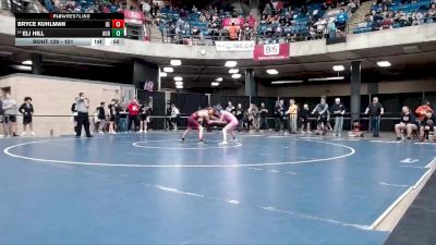 101 lbs Champ. Round 2 - Eli Hill, Auburn vs Bryce Kuhlman, Normal