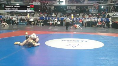7A 126 lbs Semifinal - Micah Swiger, Daphne vs Jameson Thomas, Oak Mountain