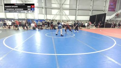 215 lbs Champ. Round 1 - Damien Spears, Omak Wrecking Crew Wrestling vs JohnPaul Workman, Washington